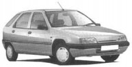 Pièces auto carrosserie CITROEN ZX DE 03/1991 A 07/1998