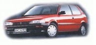 Pièces auto carrosserie TOYOTA COROLLA (E09) DE 05/1987 A 04/1992